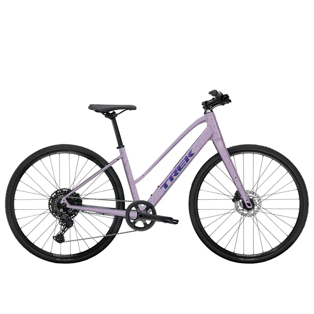 uPRISE Bikes Trek FX 1 Midstep 2026 Hybrid Bike - Lavender Haze | Price match, 365 day return s, 18-Month Warranty, Finance Available & Free UK Delivery