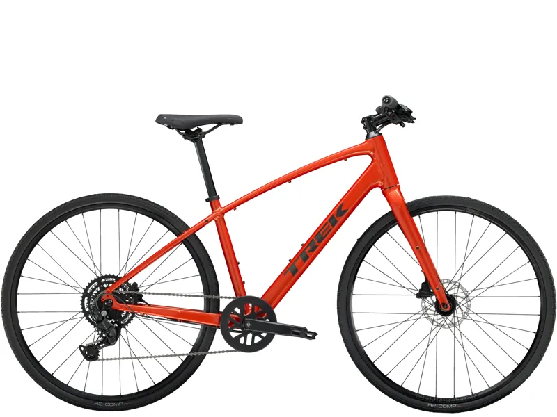 Trek FX 2 2025 Hybrid Bike - Lava Red