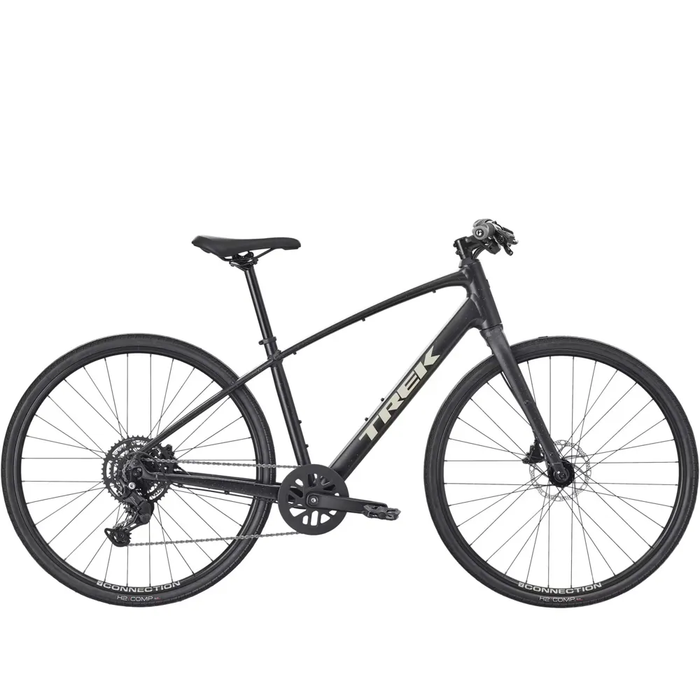 uPRISE Bikes Trek FX 2 Stepover 2026 Hybrid Bike - Carbon Grey | Price match, 365 day return s, 18-Month Warranty, Finance Available & Free UK Delivery