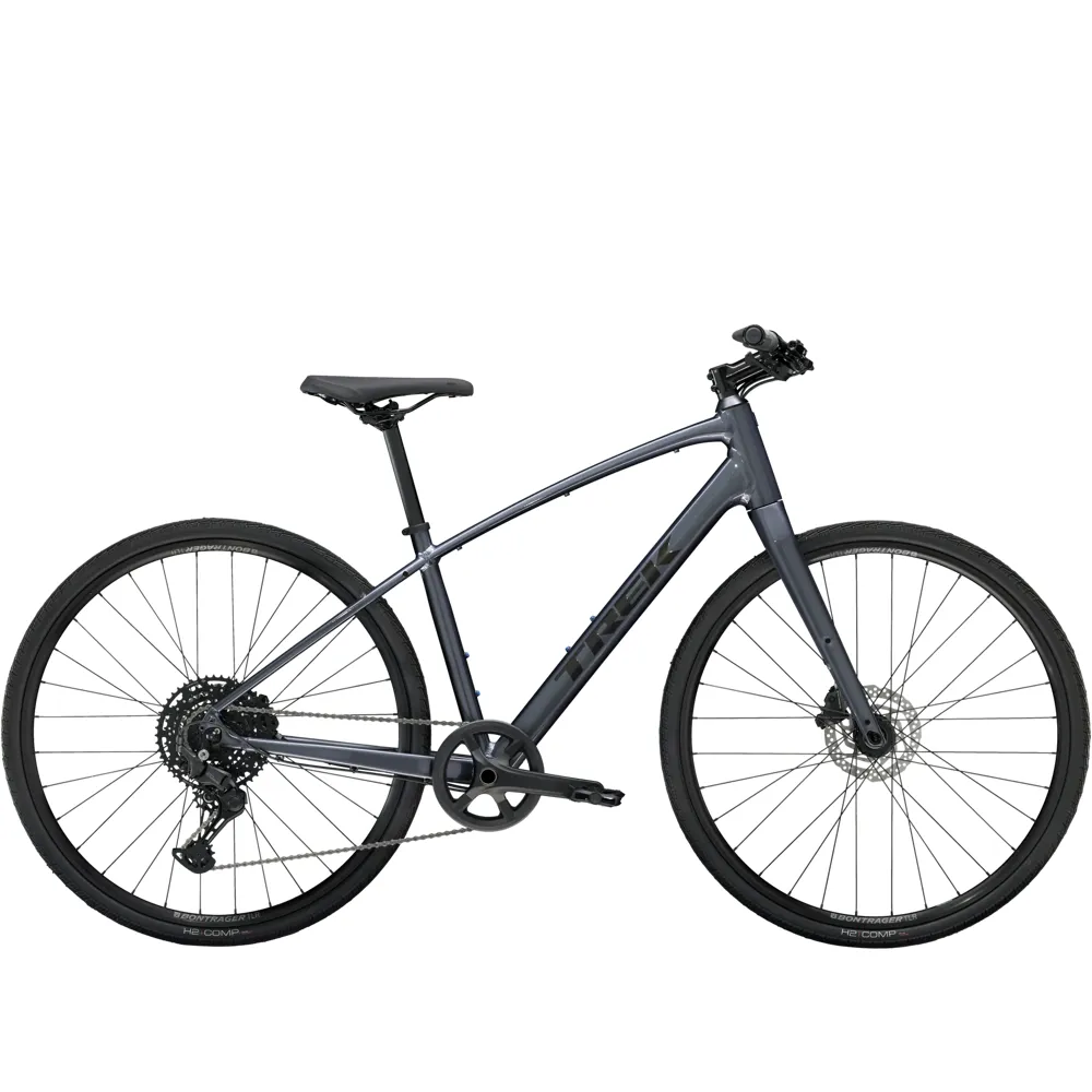 uPRISE Bikes Trek FX 3 2025 Hybrid Bike - Galactic Grey | Price match, 365 day return s, 18-Month Warranty, Finance Available & Free UK Delivery