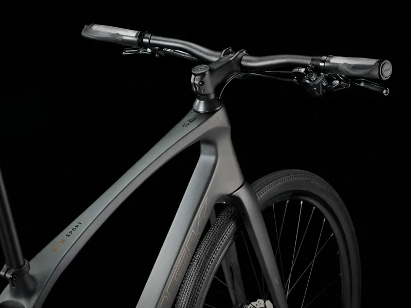Trek FX Sport 4 2026 Carbon Hybrid Bike - Onyx Carbon-2