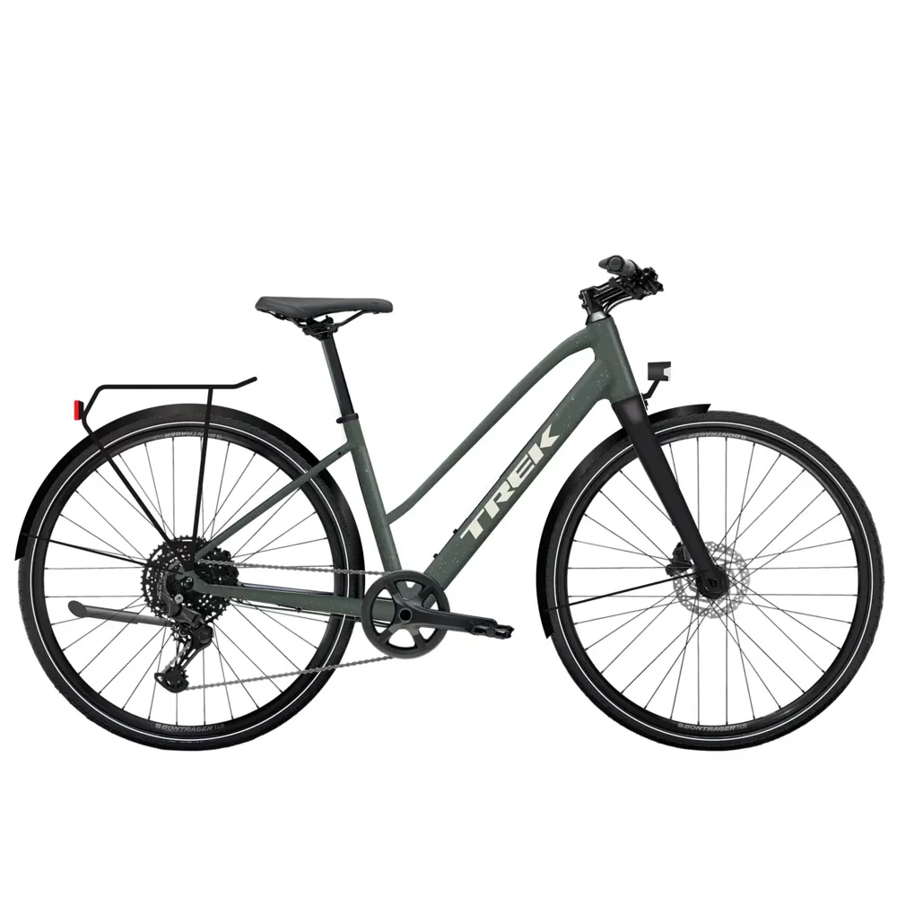 uPRISE Bikes Trek FX Sport Equipped Midstep 2026 Hybrid Bike - Keswick Green | Price match, 365 day return s, 18-Month Warranty, Finance Available & Free UK Delivery