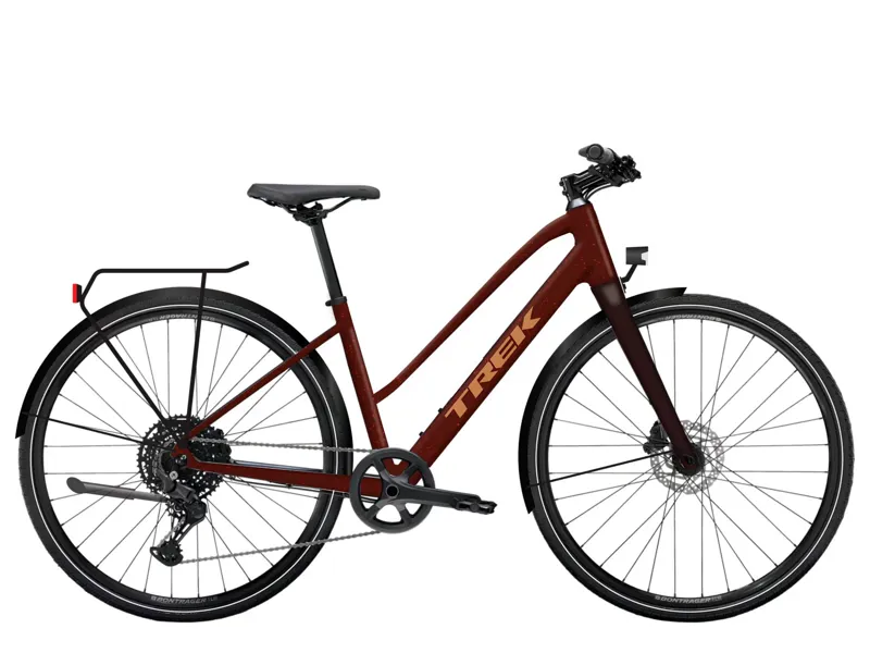Trek FX Sport Equipped Midstep 2026 Hybrid Bike - Cobra Blood
