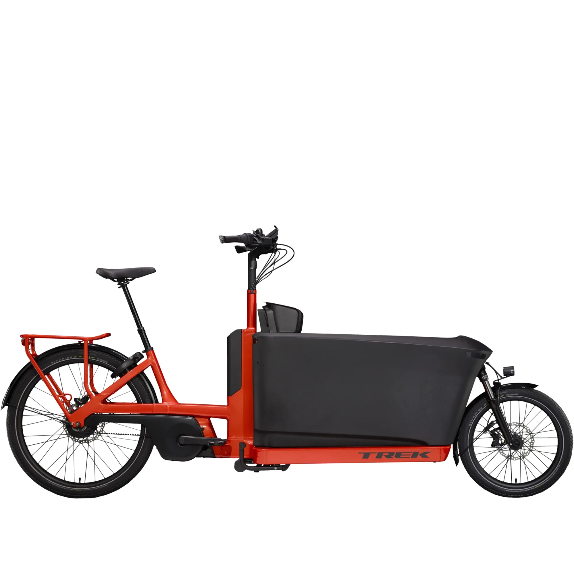 Trek Fetch 4 750wh 2024 Electric Cargo Bike Lava Red