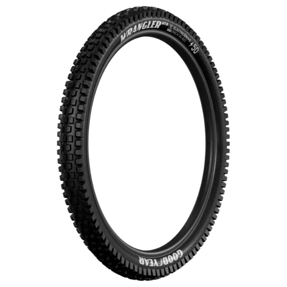 uPRISE Bikes Goodyear Wrangler MTF Electric Drive MTB Tyre - 27.5 x 2.60 inch - Black | Price match, 365 day return s, 18-Month Warranty, Finance Available & Free UK Delivery