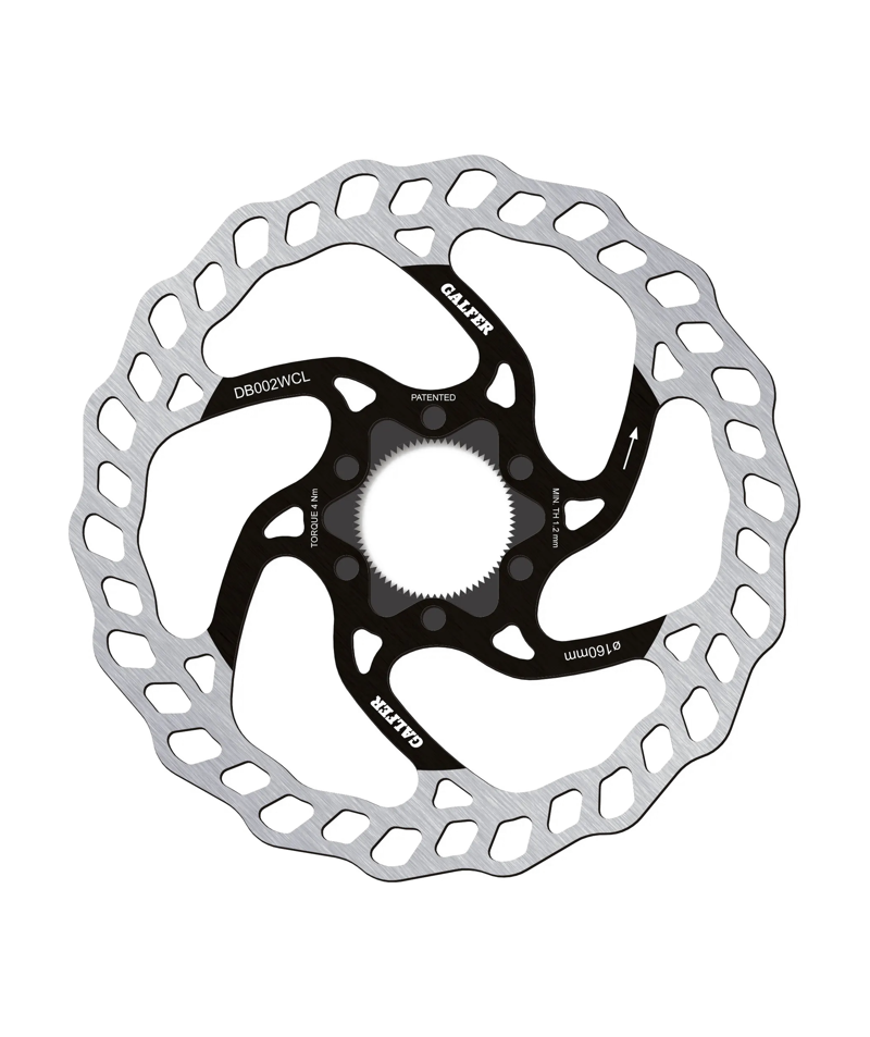 Galfer Wave Disc Rotor - Centerlock - 160 x 1.80mm