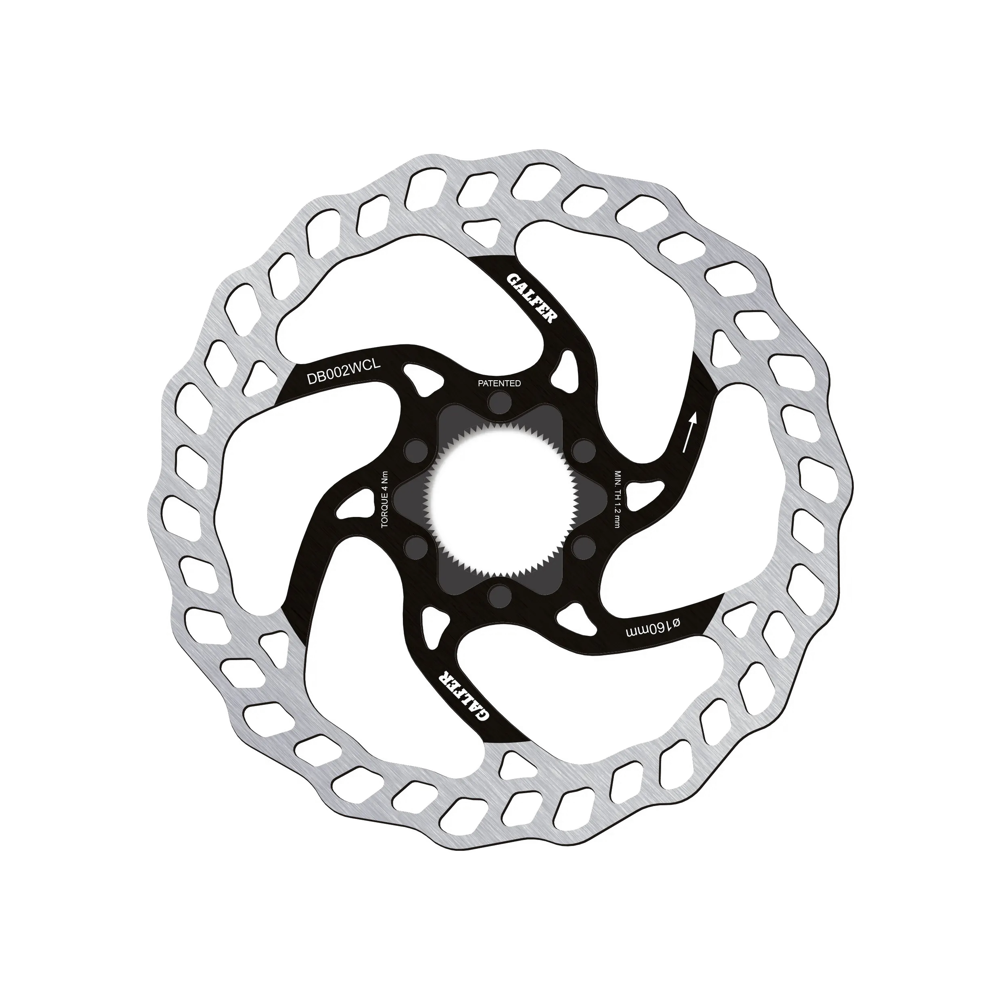 uPRISE Bikes Galfer Wave Disc Rotor - Centerlock - 160 x 1.80mm | Price match, 365 day return s, 18-Month Warranty, Finance Available & Free UK Delivery