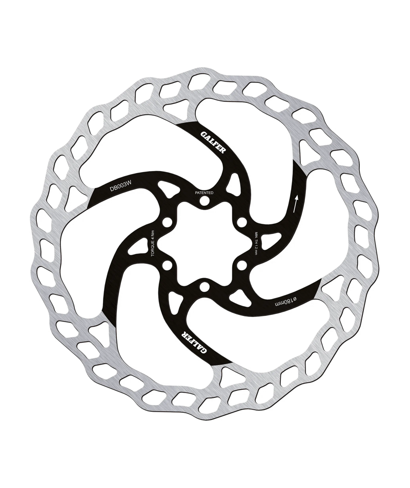 Galfer Wave Disc Rotor - 6 Bolt - 200 x 1.80mm