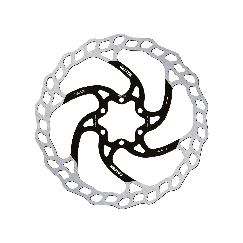 uPRISE Bikes Galfer Wave Disc Rotor - 6 Bolt - 203 x 1.80mm | Price match, 365 day return s, 18-Month Warranty, Finance Available & Free UK Delivery