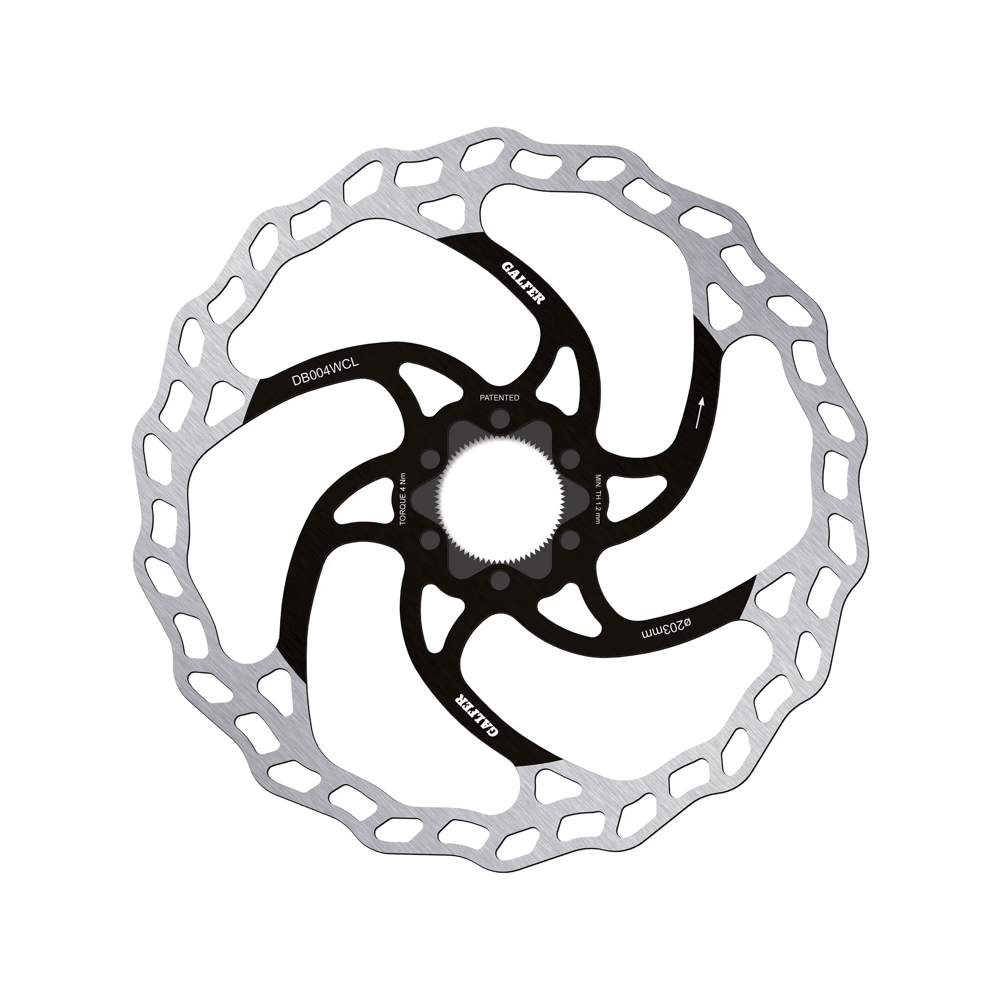 uPRISE Bikes Galfer Wave Disc Rotor - Centerlock - 203 x 2.00mm | Price match, 365 day return s, 18-Month Warranty, Finance Available & Free UK Delivery