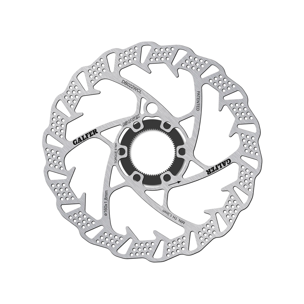 uPRISE Bikes Galfer Shark Disc Rotor - Centerlock - 160 x 1.80mm | Price match, 365 day return s, 18-Month Warranty, Finance Available & Free UK Delivery