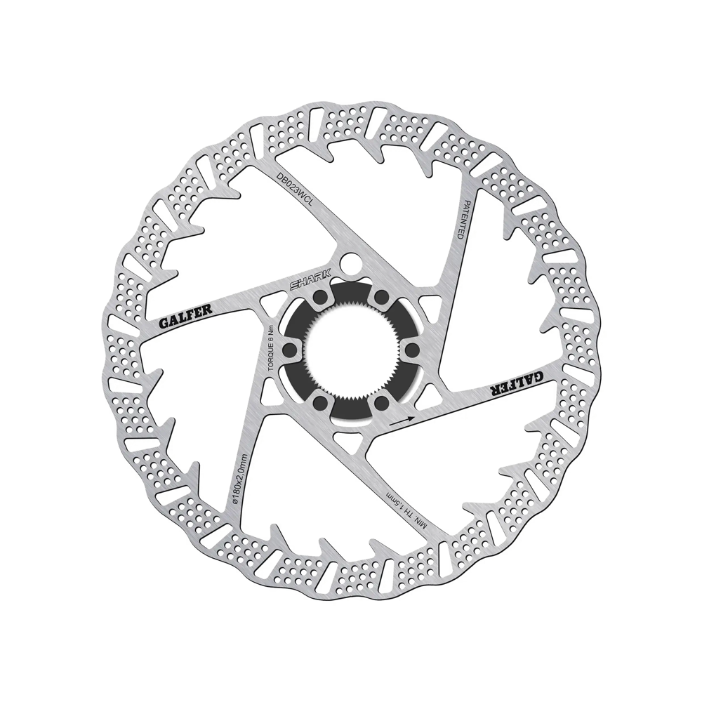 uPRISE Bikes Galfer Shark Disc Rotor - Centerlock -180 x 2.00mm | Price match, 365 day return s, 18-Month Warranty, Finance Available & Free UK Delivery