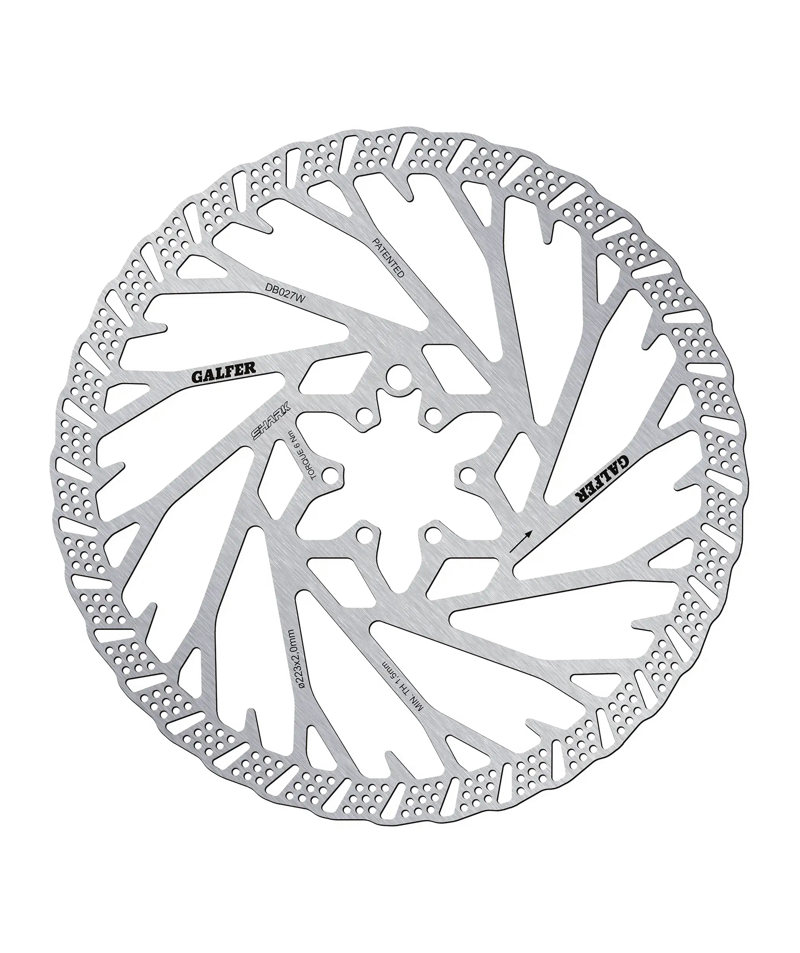 Galfer Shark Disc Rotor - 6 Bolt - 223mm x 2.00mm