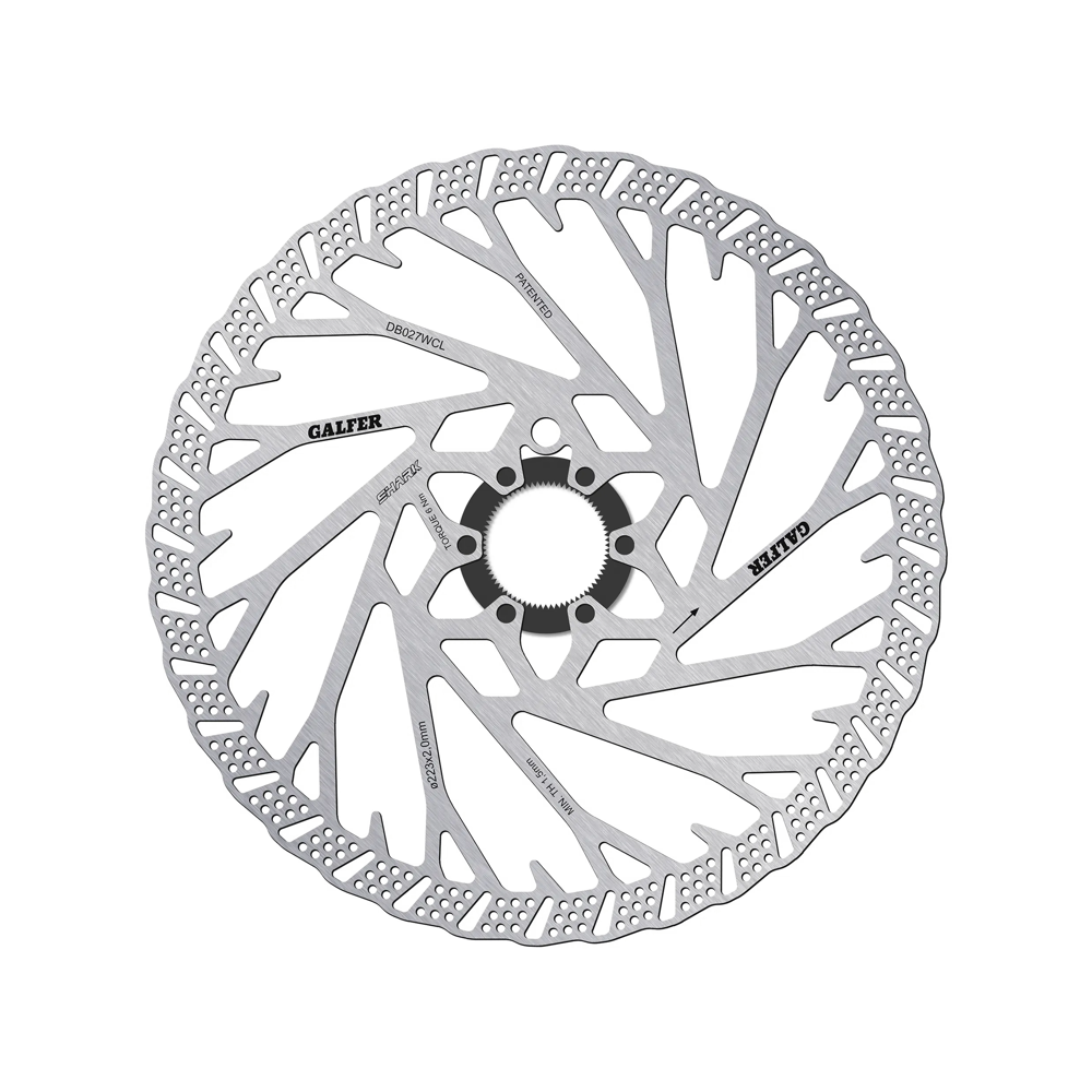 uPRISE Bikes Galfer Shark Disc Rotor Centerlock - 223 x 2.00mm | Price match, 365 day return s, 18-Month Warranty, Finance Available & Free UK Delivery