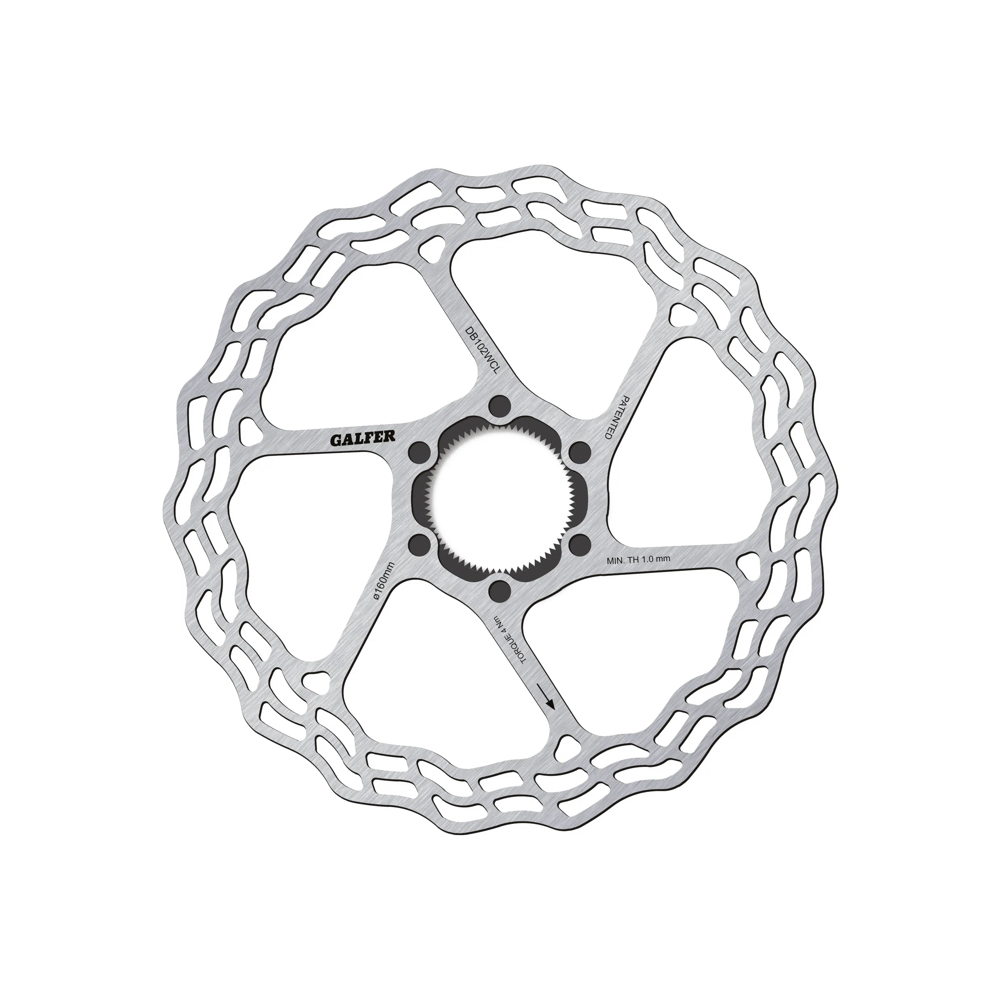 uPRISE Bikes Galfer Wave Road Disc Rotor - Centerlock - 160 x 1.80mm | Price match, 365 day return s, 18-Month Warranty, Finance Available & Free UK Delivery