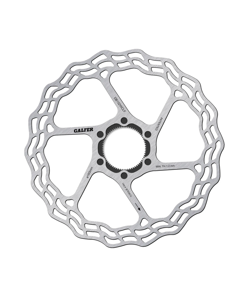 Galfer Wave Road Disc Rotor - Centerlock Fulcrum - 160 X 1. 8mm