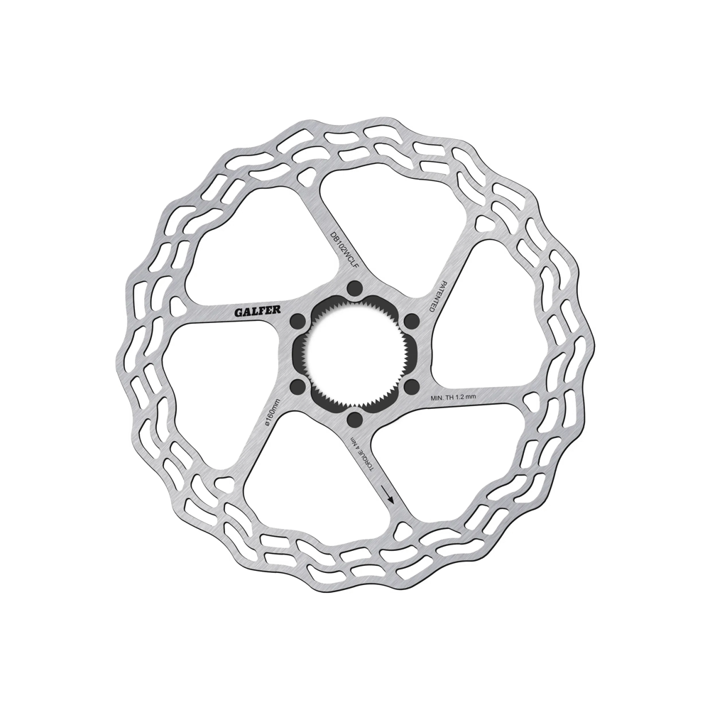 uPRISE Bikes Galfer Wave Road Disc Rotor - Centerlock Fulcrum - 160 X 1. 8mm | Price match, 365 day return s, 18-Month Warranty, Finance Available & Free UK Delivery