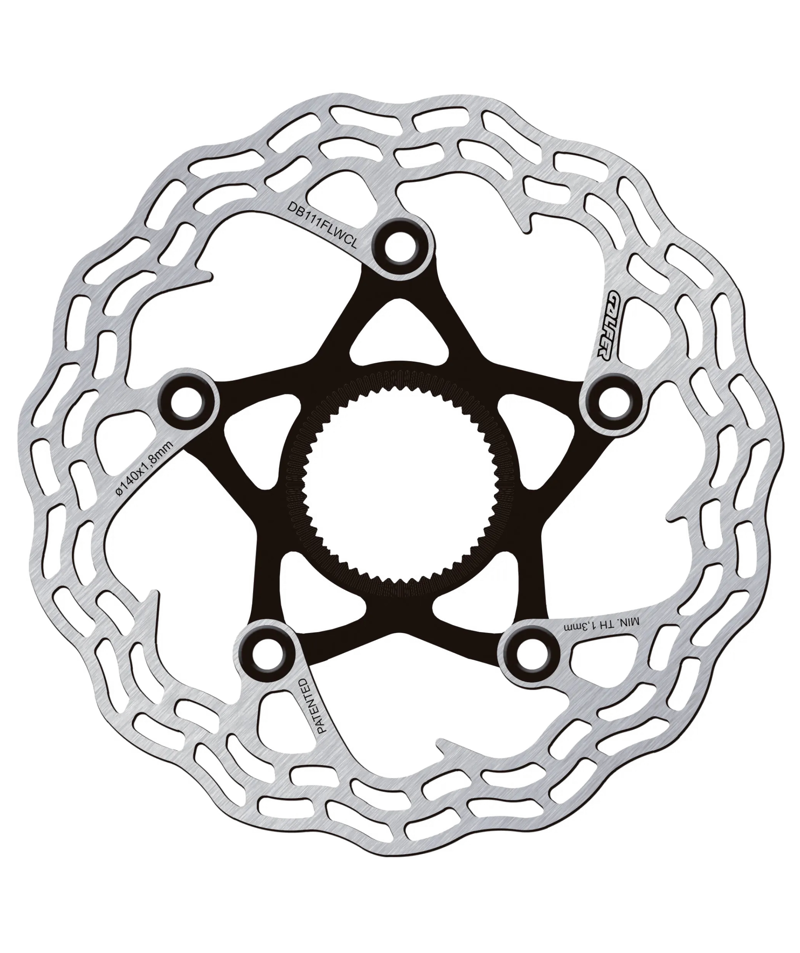 Galfer Shark Road Disc Rotor - Centerlock - 140 X 1. 8mm