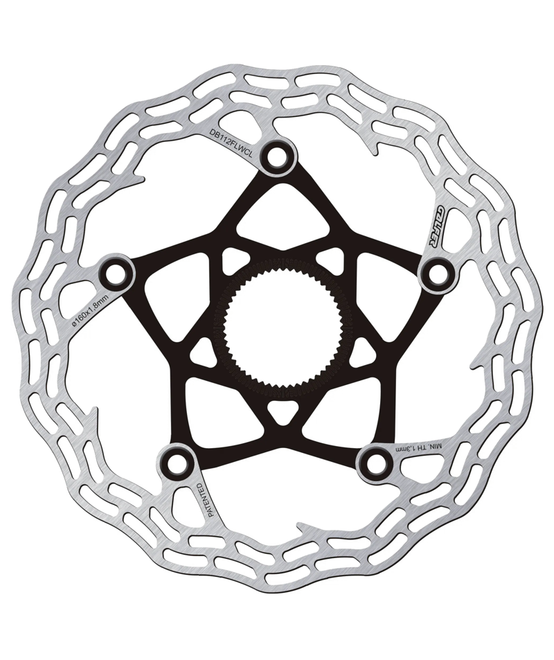 Galfer Shark Road Disc Rotor - Centerlock - 160 X 1. 8mm
