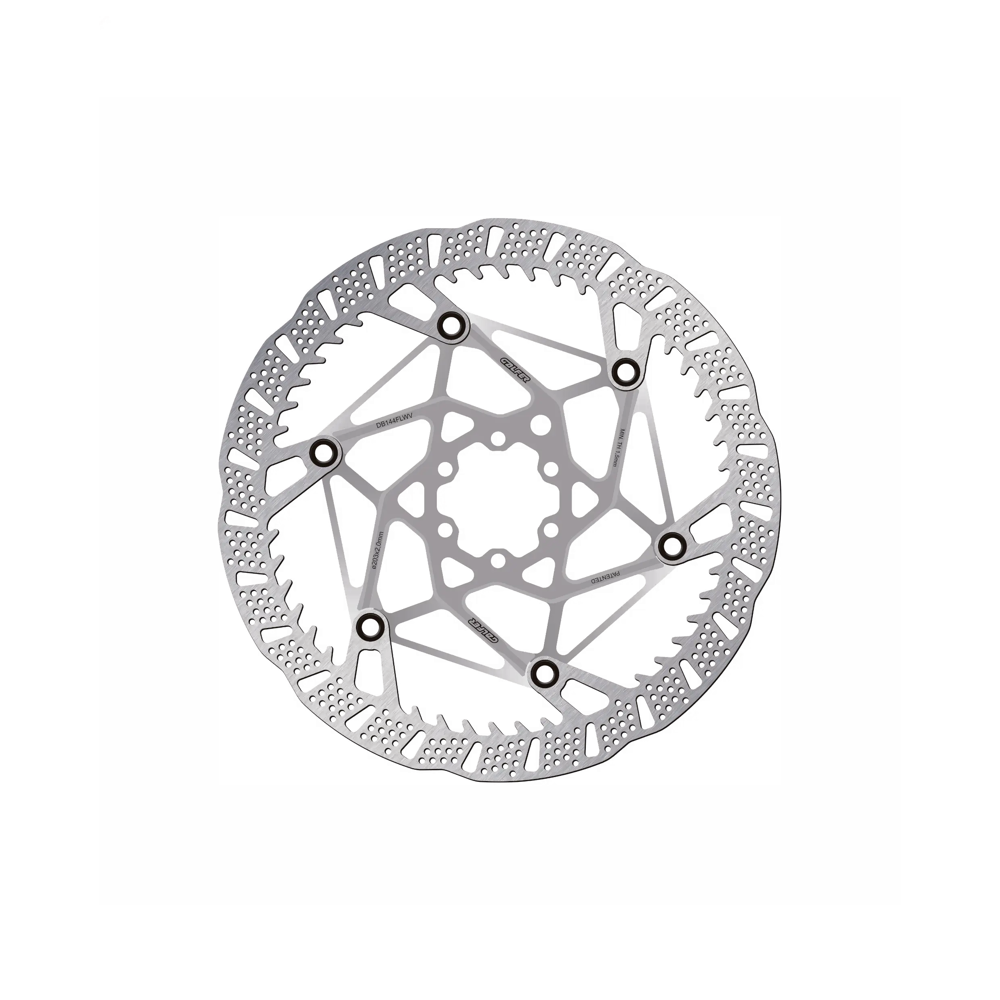 uPRISE Bikes Galfer Shark Evo 6 Bolt Bike Disc Rotor - Raw - 203 x 2.00mm | Price match, 365 day returns, 18-Month Warranty, Finance Available & Free UK Delivery