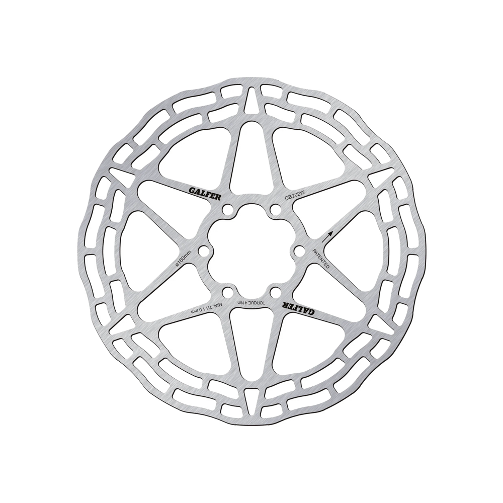 uPRISE Bikes Galfer Wave 6 Bolt Trial Disc Rotor - 160 x 1.80mm | Price match, 365 day return s, 18-Month Warranty, Finance Available & Free UK Delivery