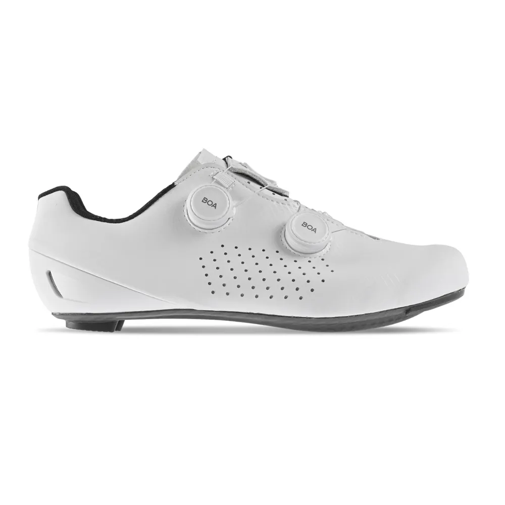 uPRISE Bikes Gaerne Carbon G Fuga Road Cycling Shoes - Core White | Price match, 365 day return s, 18-Month Warranty, Finance Available & Free UK Delivery