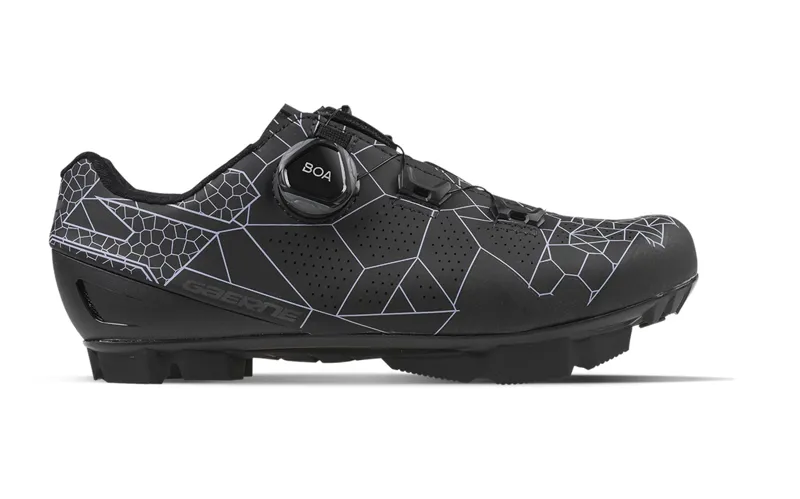 Gaerne Edge Ladies MTB Cycling Shoes - Black/Lilla