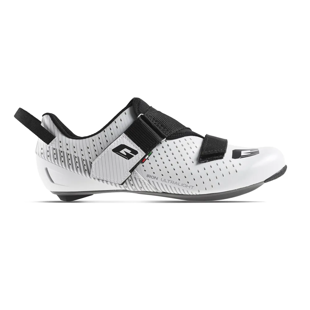 uPRISE Bikes Gaerne G Iron Triathlon Cycling Shoes - White | Price match, 365 day return s, 18-Month Warranty, Finance Available & Free UK Delivery