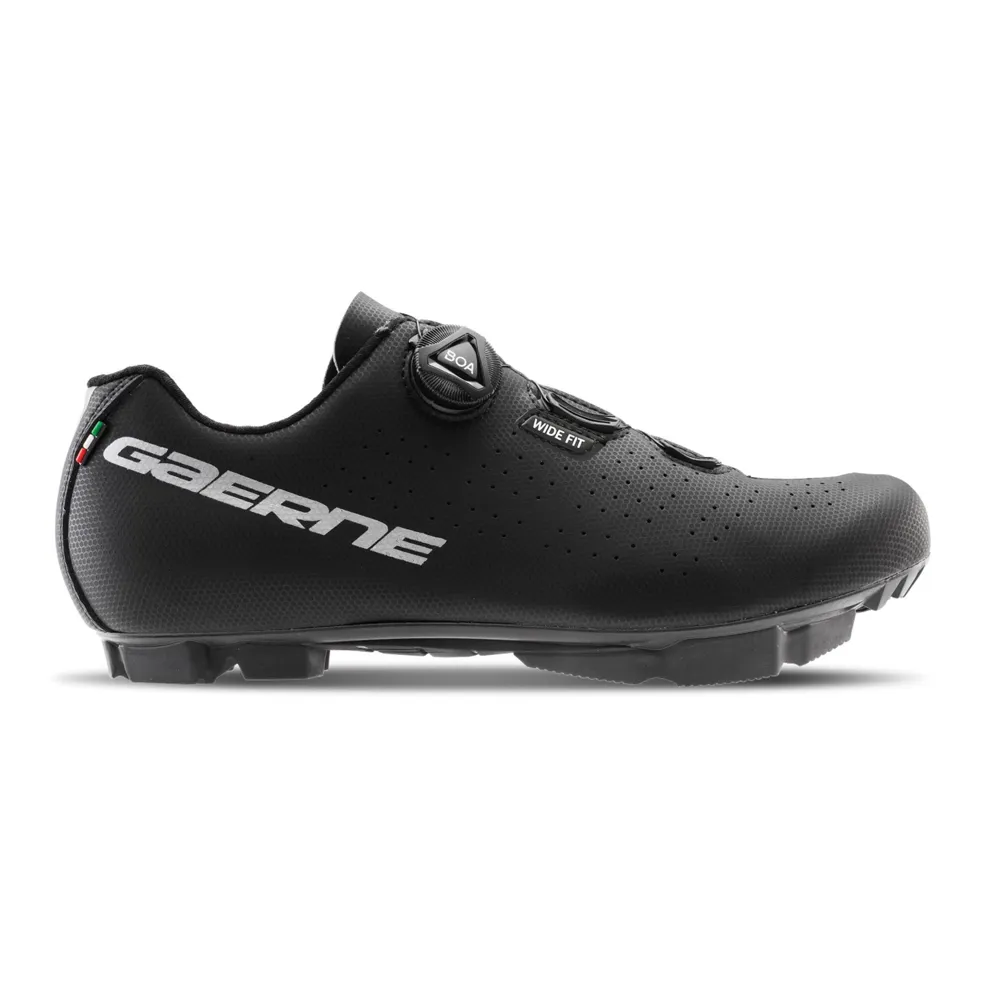 uPRISE Bikes Gaerne Trail MTB Cycling Shoes - Matt Black | Price match, 365 day return s, 18-Month Warranty, Finance Available & Free UK Delivery
