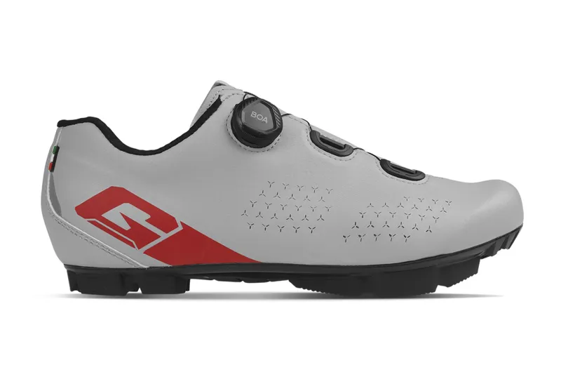 Gaerne Trail Plus MTB Cycling Shoes - Grey/Red