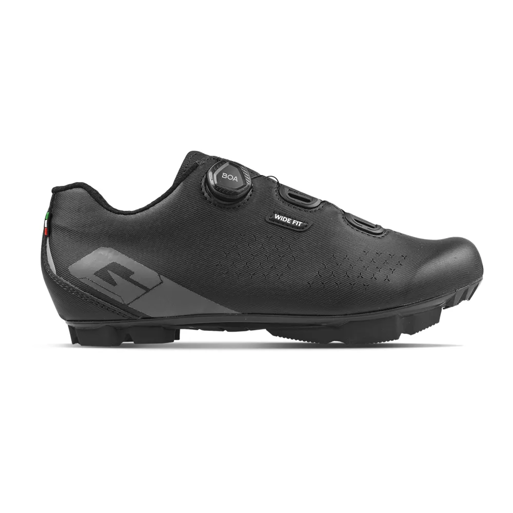 uPRISE Bikes Gaerne Trail Plus Wide MTB Cycling Shoes - Black | Price match, 365 day returns, 18-Month Warranty, Finance Available & Free UK Delivery