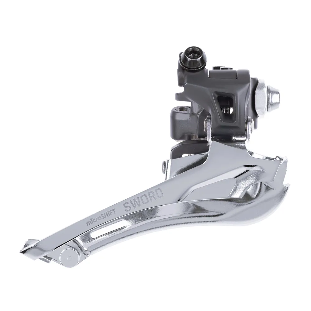 uPRISE Bikes Microshift Sword FD-G7020F 2x10 Speed Braze-on Front Derailleur - Black | Price match, 365 day returns, 18-Month Warranty, Finance Available & Free UK Delivery