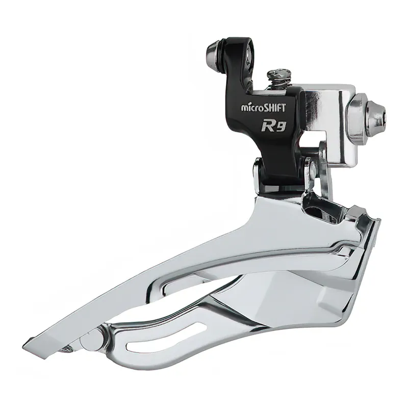 Microshift R9 FD-R353F-BK 3x9 Speed Braze-On Front Derailleur - Black