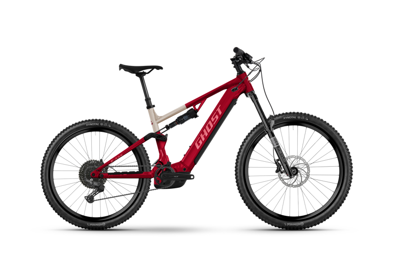 Ghost E-ASX Essential 2026 Electric Full Suspension MTB - Rebel Red