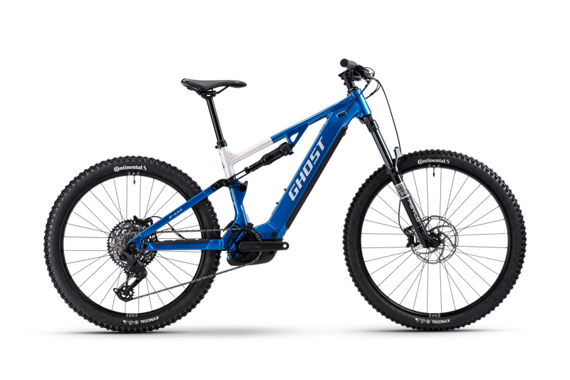 Ghost E-ASX Universal 2026 Electric Full Suspension MTB - Candy Blue