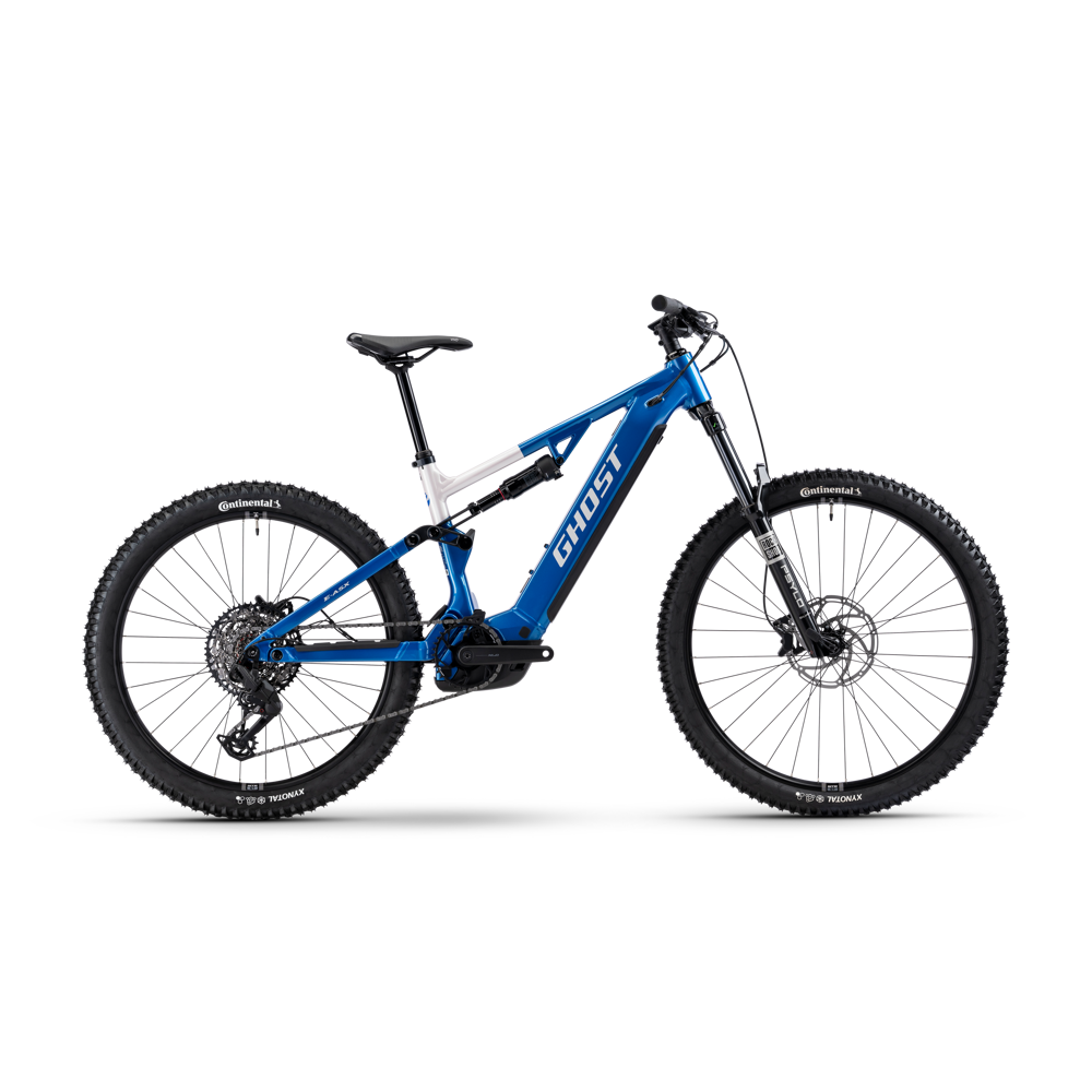 uPRISE Bikes Ghost E-ASX Universal 2026 Electric Full Suspension MTB - Candy Blue | Price match, 365 day return s, 18-Month Warranty, Finance Available & Free UK Delivery