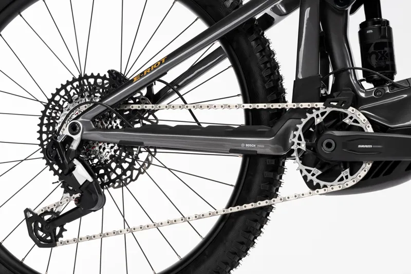 Ghost E-Riot CF Pro 2026 Electric MTB - Heavy Metal/Deep Coffee-4