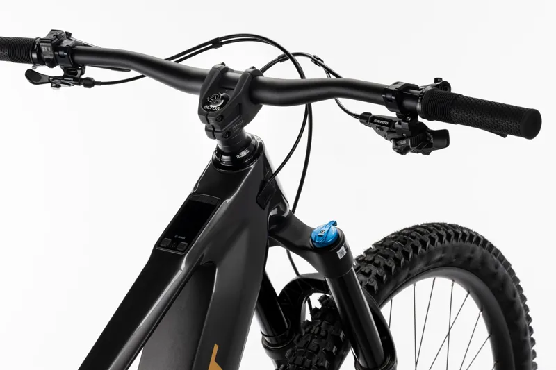 Ghost E-Riot CF Pro 2026 Electric MTB - Heavy Metal/Deep Coffee-2