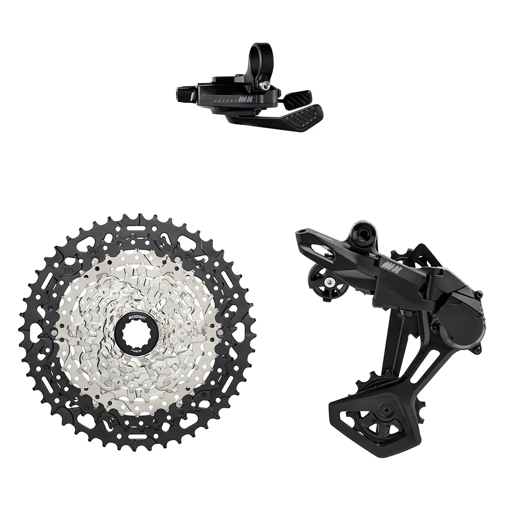 uPRISE Bikes Microshift Advent MX PK-M7000 1x 10-Speed 11-48t HG Groupset - Black | Price match, 365 day returns, 18-Month Warranty, Finance Available & Free UK Delivery