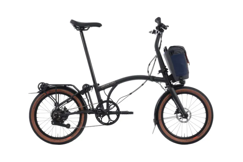 Brompton G Line 4 Speed SuperRoll Bar Control 2026 Electric Folding Bike - Black