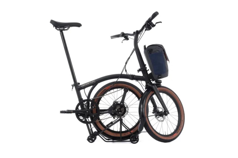 Brompton G Line 4 Speed SuperRoll Bar Control 2026 Electric Folding Bike - Black-2