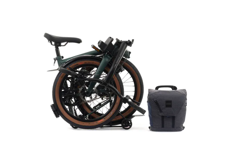 Brompton G Line 4 Speed SuperRoll Bar Control 2026 Electric Folding Bike - Green-3