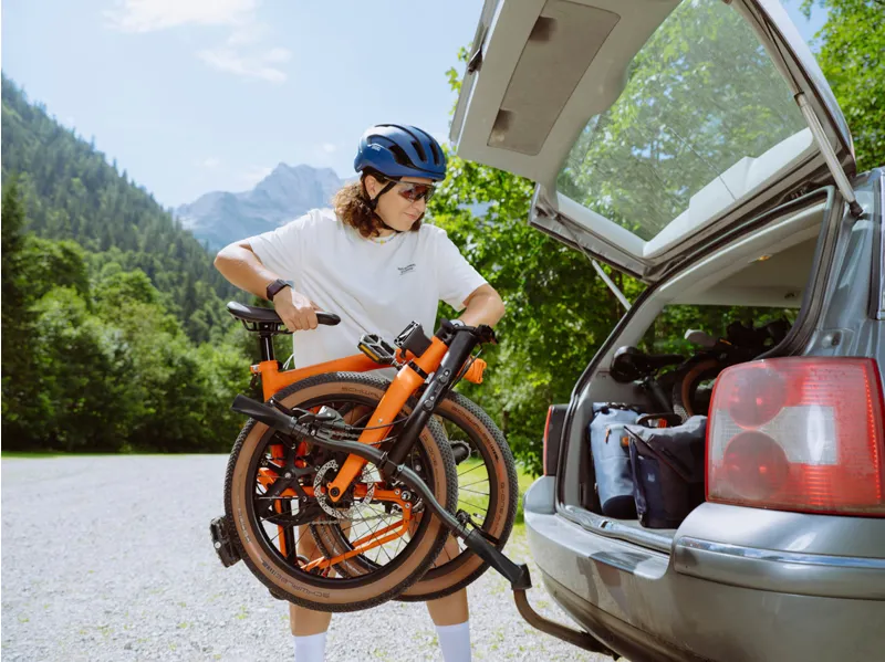 Brompton G Line 4 Speed SuperRoll Bar Control 2026 Electric Folding Bike - Orange-7