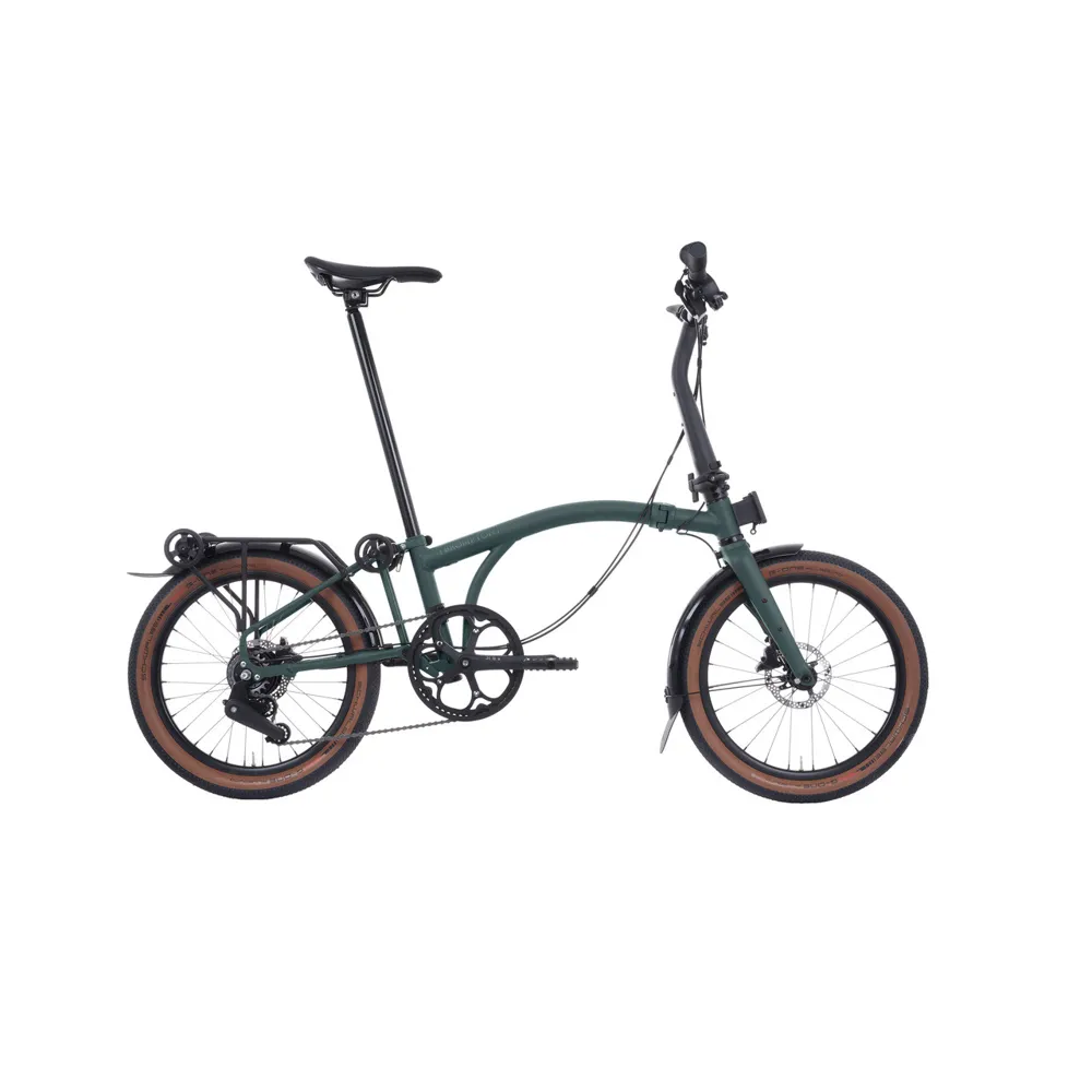 uPRISE Bikes Brompton G Line Roller Frame 2026 Gravel Folding Bike  - Forest Green | Price match, 365 day return s, 18-Month Warranty, Finance Available & Free UK Delivery