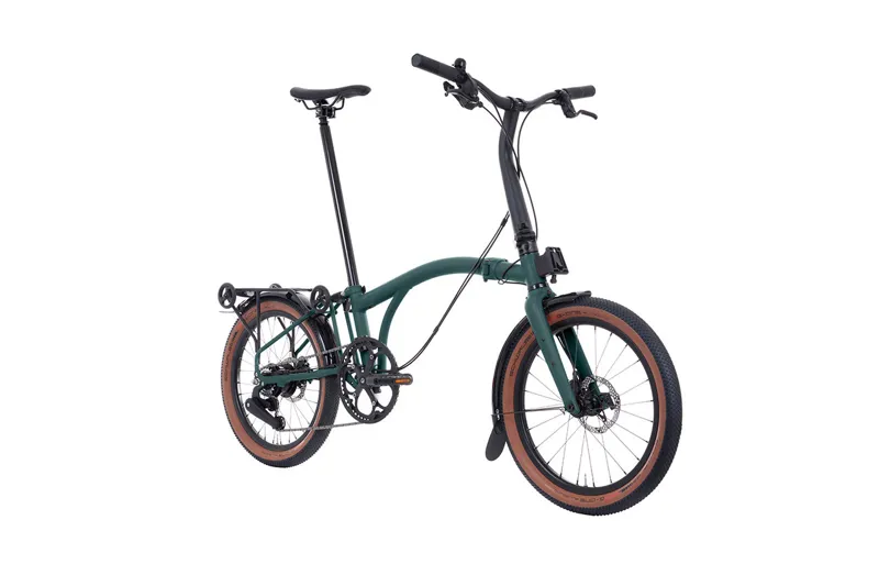 Brompton G Line Roller Frame 2026 Gravel Folding Bike  - Forest Green-1