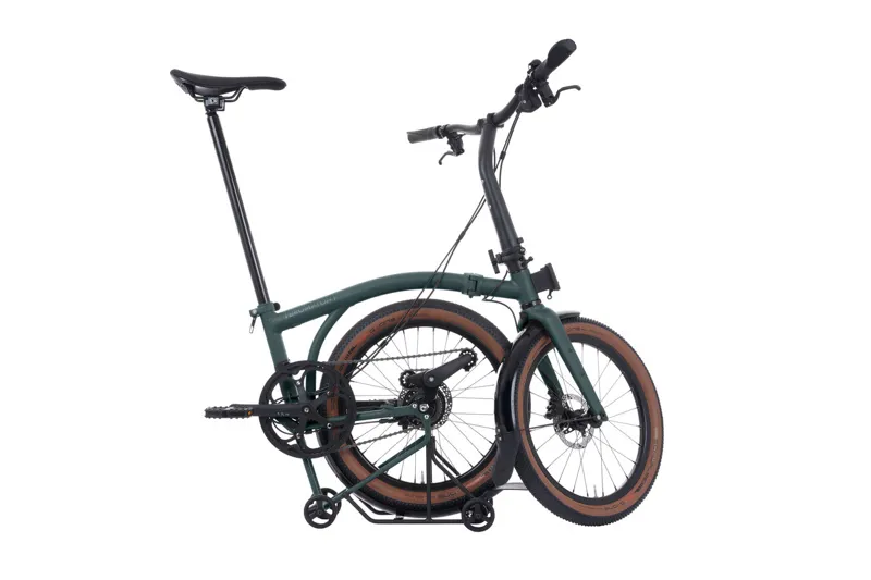 Brompton G Line Roller Frame 2026 Gravel Folding Bike  - Forest Green-2