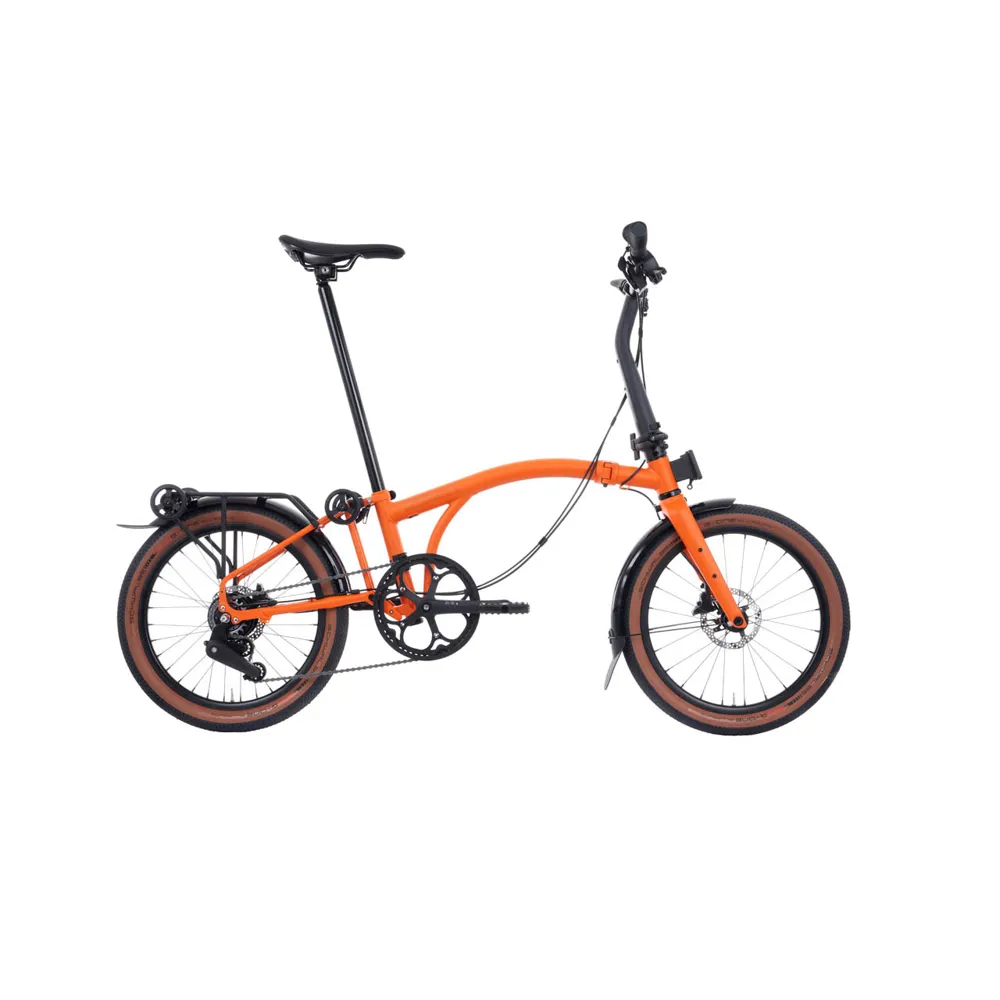 uPRISE Bikes Brompton G Line Roller Frame 2026 Gravel Folding Bike  - Orange | Price match, 365 day returns, 18-Month Warranty, Finance Available & Free UK Delivery