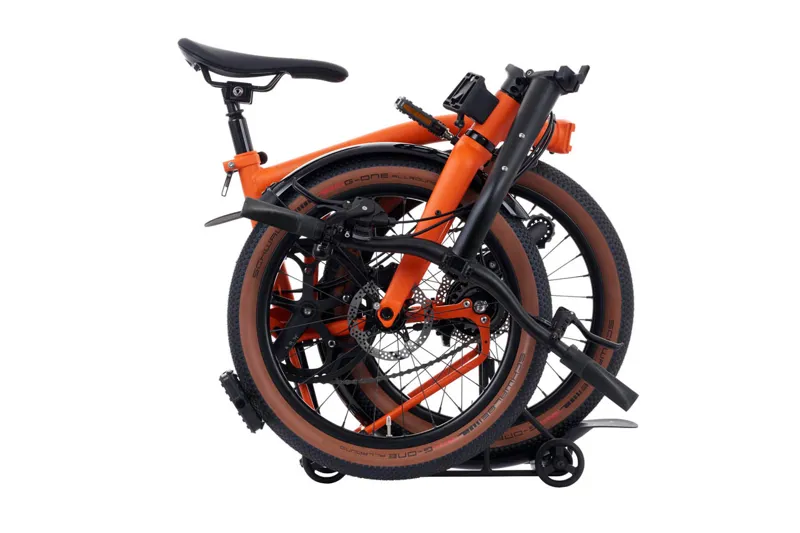 Brompton G Line Roller Frame 2026 Gravel Folding Bike  - Orange-3