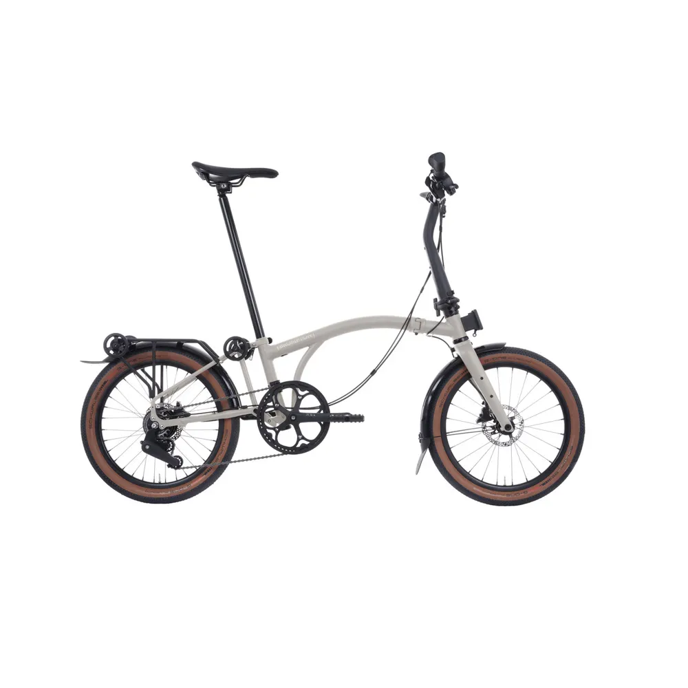 uPRISE Bikes Brompton G Line Roller Frame 2026 Gravel Folding Bike  - Trail White | Price match, 365 day returns, 18-Month Warranty, Finance Available & Free UK Delivery