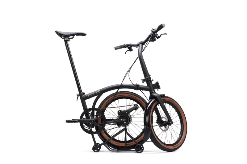 Brompton G Line Roller Frame 2026 Gravel Folding Bike - Space Black-2